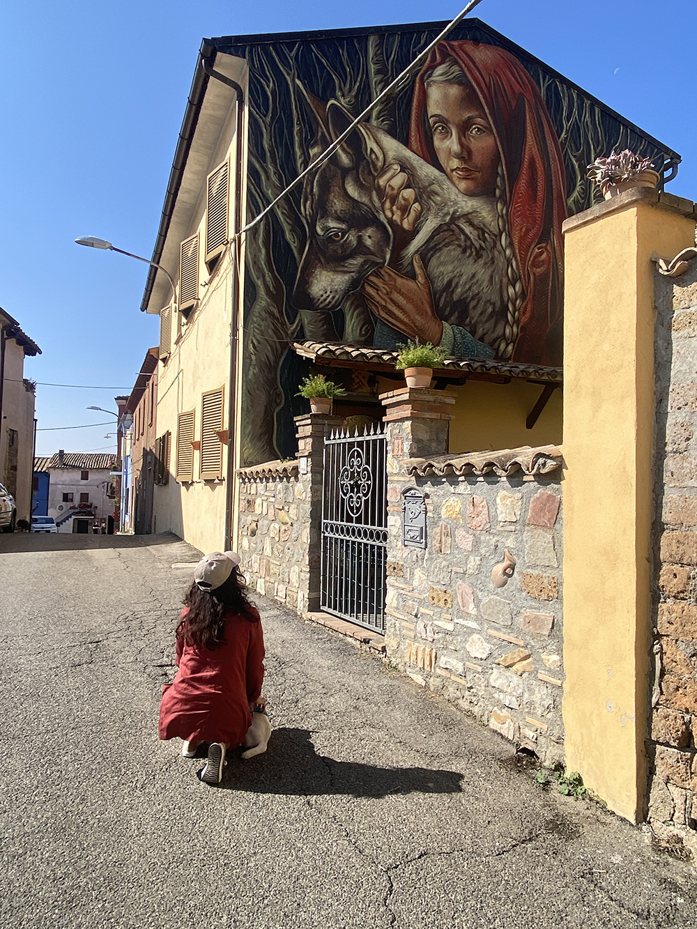 murales cappuccetto rosso