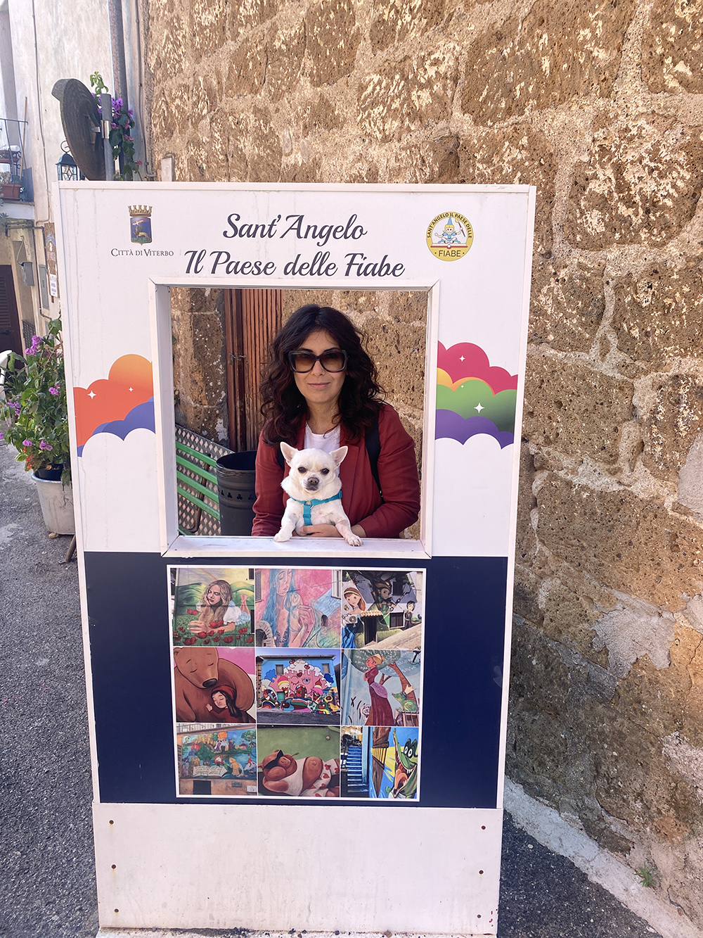 Sant'Angelo di Roccalvecce con Cesare, cane