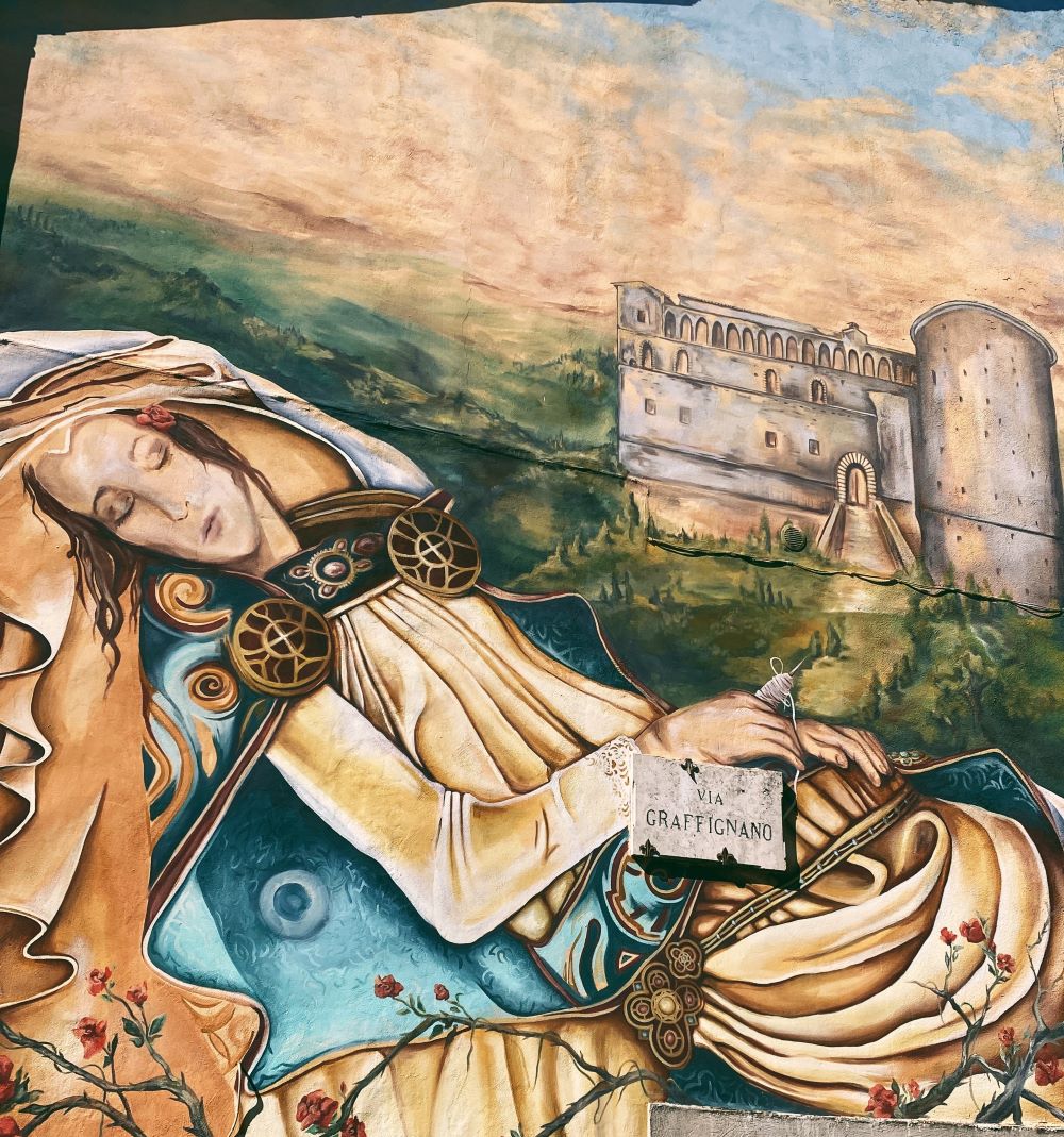 raffigura la fanciulla protagonista della favola la bella addormentata nel bosco