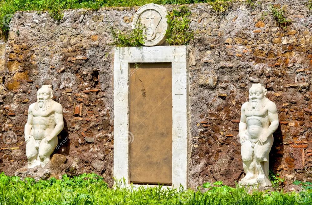 porta alchemica in piazza Vittorio a Roma